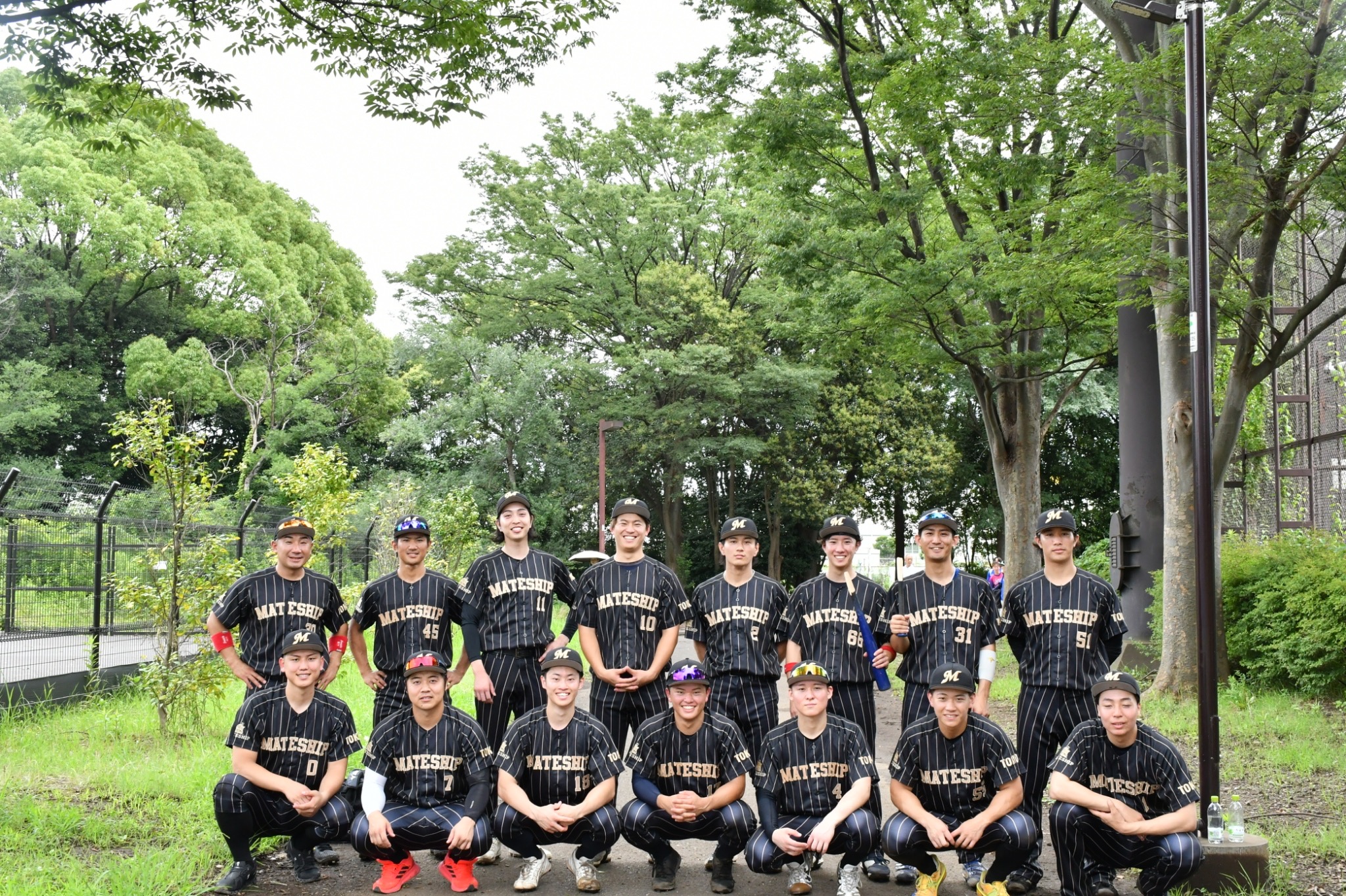MATESHIP野球部の集合写真